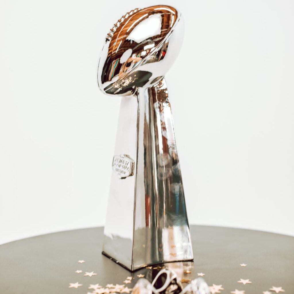 My Super Bowl 51 Replica Lombardi Trophy came in the mail today